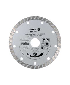 Диск відрізний алмазний VOREL : TURBO Ø= 125 мм, фото  | SNABZHENIE.com.ua