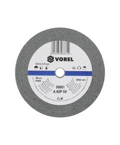 Круг для точила VOREL: 125/12,7 мм, h= 16 мм (дрібнозернистий), фото  | SNABZHENIE.com.ua