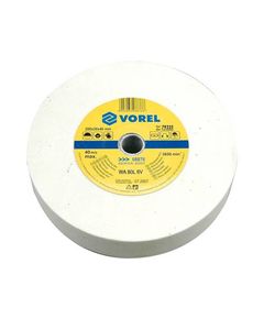 Круг для точила VOREL: 200х20х40мм (білий, дрібнозернистий), фото  | SNABZHENIE.com.ua