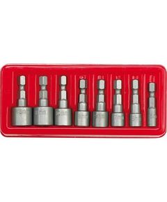 Насадки викруткові торцеві VOREL : HEX 1/4. M5-13 мм. Набір 8 шт., фото  | SNABZHENIE.com.ua