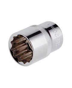 Головка 1/2 20 мм двенадцатигранная INTERTOOL ET-0220, фото  | SNABZHENIE.com.ua