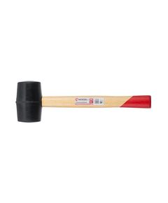 Киянка резиновая 350г с деревянной ручкой, черная, фото  | SNABZHENIE.com.ua