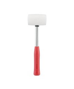Киянка резиновая 450 г, 65 мм, белая, с металлической ручкой INTERTOOL HT-0227, фото  | SNABZHENIE.com.ua