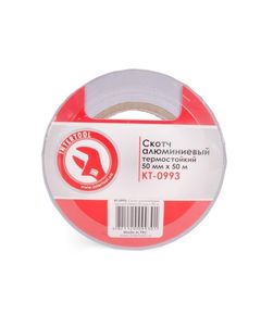 Алюминиевый термостойкий скотч 50 мм x 50 м INTERTOOL, фото  | SNABZHENIE.com.ua
