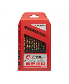 Набор сверл по металлу HSS 25 шт INTERTOOL SD-0025, фото  | SNABZHENIE.com.ua
