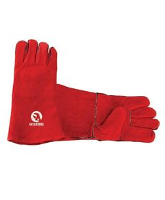 Перчатки замшевые красные INTERTOOL SP-0156W, 60 пар в ящике, фото  | SNABZHENIE.com.ua