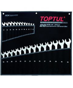 Набор ключей комбинированных 26 шт 6-32 мм TOPTUL Super-Torque, фото  | SNABZHENIE.com.ua