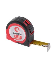Рулетка INTERTOOL MT-0410 10м*25мм с фиксатором, фото  | SNABZHENIE.com.ua