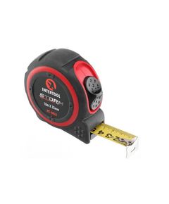 Рулетка 10м с металлическим полотном и нейлоновым покрытием STORM INTERTOOL, фото  | SNABZHENIE.com.ua