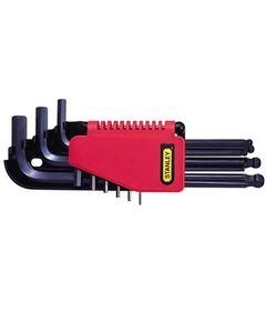 Набор из 9 шестигранных ключей STANLEY 0-69-256 метрических, фото  | SNABZHENIE.com.ua