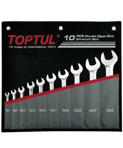 Набор рожковых ключей TOPTUL 10 шт. 6-32 мм, фото  | SNABZHENIE.com.ua