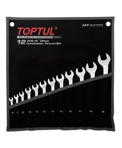 Набор рожково-накидных ключей TOPTUL 12 шт. Hi-Performance, 6-22 мм, фото  | SNABZHENIE.com.ua