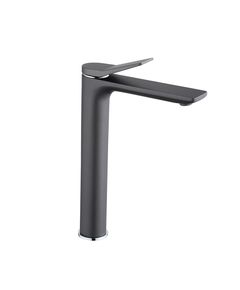 Смеситель для раковины Qtap Presto высокий графитовый, фото  | SNABZHENIE.com.ua