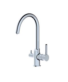 Смеситель для кухни Qtap Grand с подключением для питьевой воды, хромированный, фото  | SNABZHENIE.com.ua