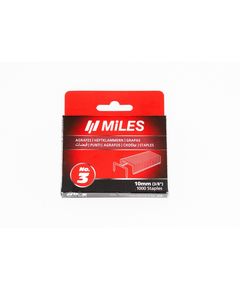 Скобы Miles No.3-8MM, 1000 шт, ширина 11,4 мм, толщина 0,75 мм, фото  | SNABZHENIE.com.ua