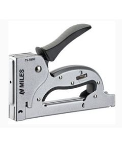 Степлер Miles TS-5692/C, скоби No 4 (6-14 мм), срібний з гумовим захватом, фото  | SNABZHENIE.com.ua
