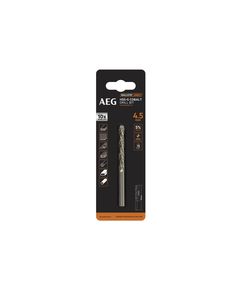 Свердло AAKHSSCBT4-5 AEG HSS-Co Ø4.5x47x80мм, 1 шт., фото  | SNABZHENIE.com.ua