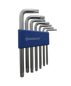 Набор ключей TORX Г-образный с отверстием 7 ед. СТАНДАРТ, фото  | SNABZHENIE.com.ua
