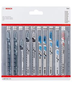 Набор полотен для электролобзика BOSCH 10 шт. All in One 2607011171, фото  | SNABZHENIE.com.ua