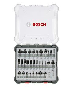 Набор фрез комбинированный 8 мм, 30 шт. BOSCH 2607017475, фото  | SNABZHENIE.com.ua