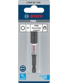 Торцевий ключ PRO Nutsetter Impact, 1/4 x 65 мм, 2 9/16 x 65 мм, 2 шт. BOSCH, фото  | SNABZHENIE.com.ua