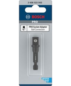 Адаптер PRO Socket с шариковым соединением 3/8, 50 мм BOSCH 2608522563, фото  | SNABZHENIE.com.ua