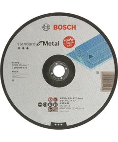 Круг отрезной вогнутый BOSCH 230x2,5x22,23 мм для металла 2608619776, фото  | SNABZHENIE.com.ua