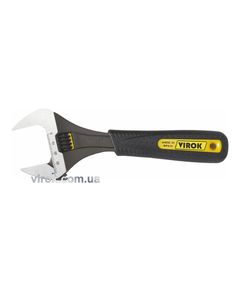Ключ разводной TM VIROK 8, длина 200 мм, раскрытие - 39 мм, фото  | SNABZHENIE.com.ua