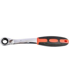 Ключ накидний вигнутий з тріщаткою YATO: М8, HRC 42-48, Cr-V, з прогумованою ергономічною ручкою, фото  | SNABZHENIE.com.ua