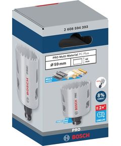 Коронка PRO Multi Material PC Plus 59 мм BOSCH 2608594393, фото  | SNABZHENIE.com.ua