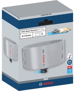 Коронка BOSCH PRO Multi Material PC Plus, 114 мм для різання матеріалів, фото  | SNABZHENIE.com.ua
