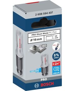 Коронка BOSCH 16 мм PRO по металлу PC Plus, фото  | SNABZHENIE.com.ua