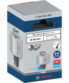 Коронка PRO Sheet Metal PC Plus 44 мм для металу BOSCH, фото  | SNABZHENIE.com.ua