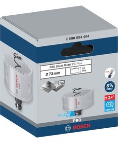 Коронка BOSCH 2608594464 PRO по листовому металлу PC Plus, 73 мм, фото  | SNABZHENIE.com.ua