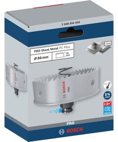 Коронка BOSCH PRO по листовому металлу PC Plus 86 мм, фото  | SNABZHENIE.com.ua