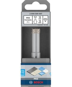 Свердло PRO Ceramic dry 12x33x13 мм BOSCH – для кераміки та плитки, фото  | SNABZHENIE.com.ua