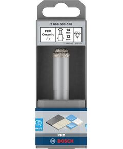 Свердло BOSCH PRO керамическое сухое 14x33x13 мм, 2608599058, фото  | SNABZHENIE.com.ua
