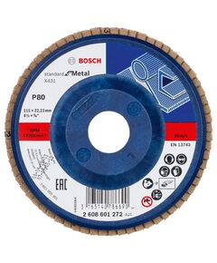 Складчатый шлифовальный круг X431, стандарт для металла BOSCH, фото  | SNABZHENIE.com.ua