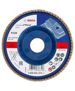 Складчатый шлифовальный круг X431, Стандарт для металла BOSCH, фото  | SNABZHENIE.com.ua