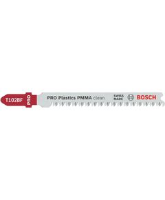 Полотно для лобзиков BOSCH PMMA Clean T102BF, 92 мм, 2 шт., фото  | SNABZHENIE.com.ua