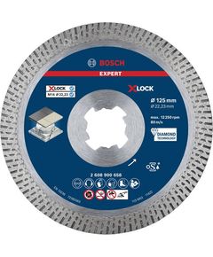 Алмазный отрезной круг EXPERT HardCeramic X-LOCK, 125 мм, BOSCH 2608900658, фото  | SNABZHENIE.com.ua