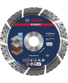 Алмазний відрізний круг BOSCH EXPERT MultiMaterial 150x22,23x2,4 мм, фото  | SNABZHENIE.com.ua
