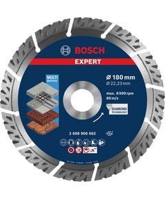 Алмазний відрізний круг BOSCH EXPERT MultiMaterial 180x22,23x2,4 мм, фото  | SNABZHENIE.com.ua