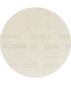 Шліфувальна сітка BOSCH EXPERT M480, 125 мм, G 120, 5 шт. для ексцентриків, фото  | SNABZHENIE.com.ua