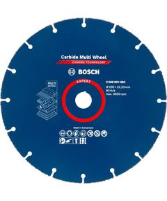 Круг отрезной Bosch Expert Carbide Multi, 230 мм, 22.23 мм, фото  | SNABZHENIE.com.ua