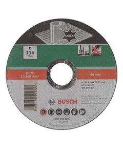 Отрезной круг диам. 115 мм, нержавеющая сталь, толщина 1,0 мм BOSCH, фото  | SNABZHENIE.com.ua
