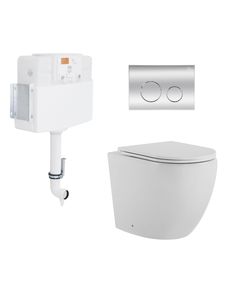 Готовое решение Qtap: напольный унитаз Робин + скрытый бачок + клавиша, фото  | SNABZHENIE.com.ua