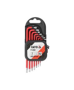 Шестигранники YATO TORX Т9-Т30, S2, набор 7 шт, фото  | SNABZHENIE.com.ua