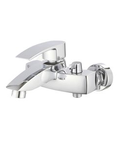 Змішувач для ванни Qtap Swan Eco з душовим гарнітуром QTSWA259CRM45534 Хром, фото  | SNABZHENIE.com.ua