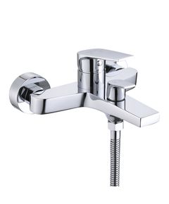 Смеситель для ванны Qtap Stenava New с душевым гарнитуром, хромированный, фото  | SNABZHENIE.com.ua